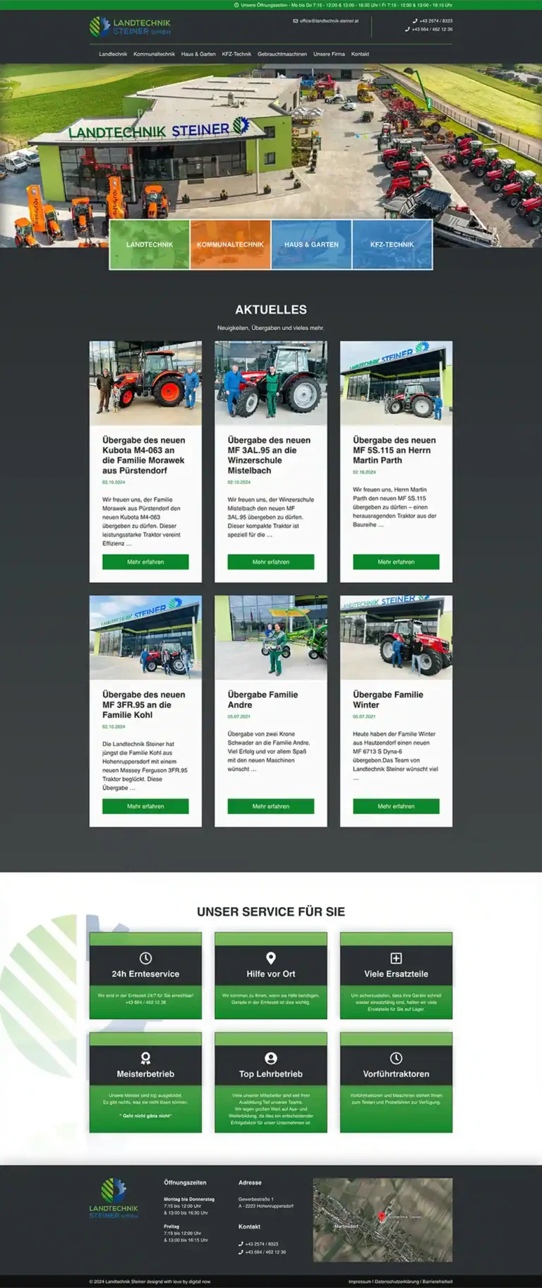 Landtechnik Steiner Page